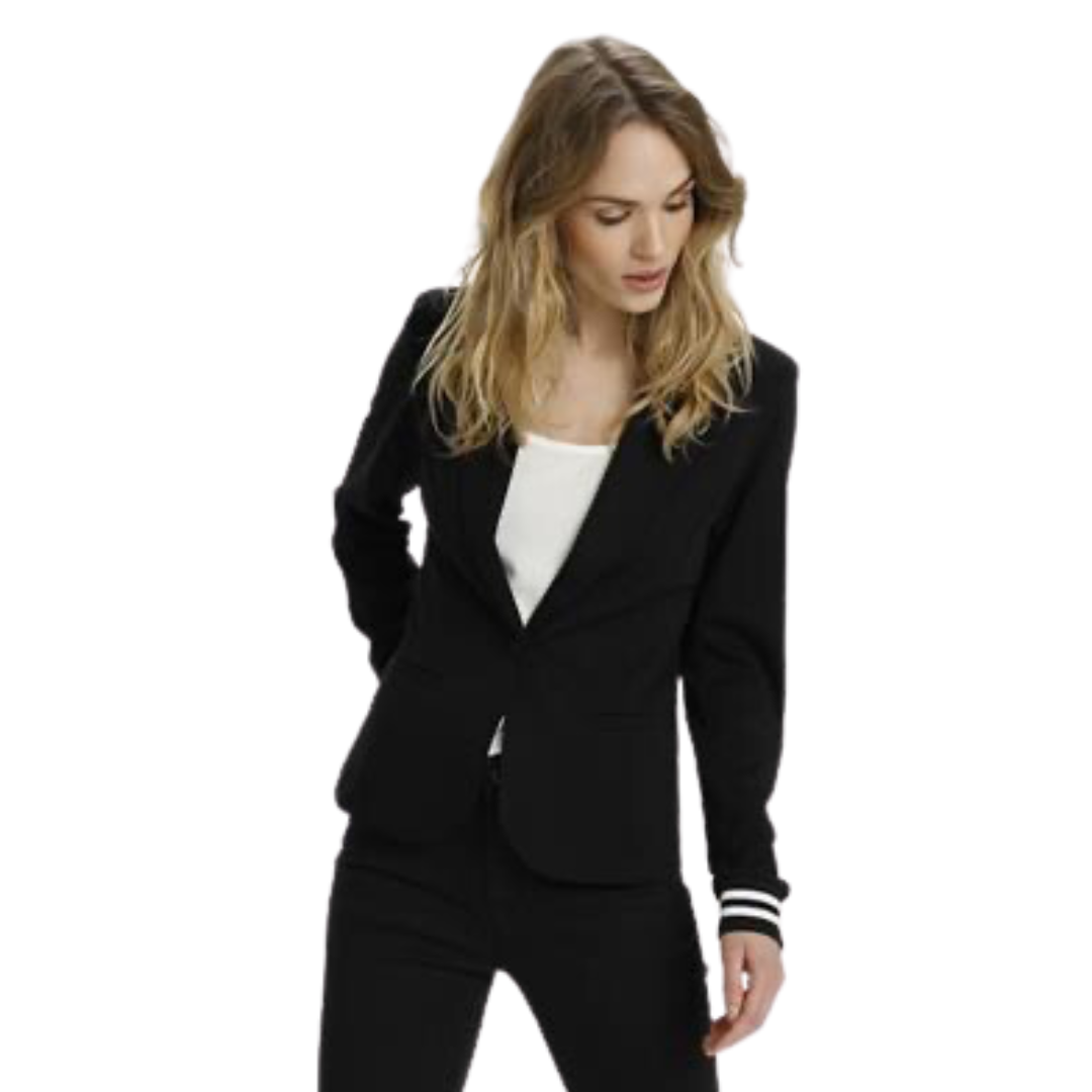 VESTON KINNIE POIGNET BLANC-KAFFE