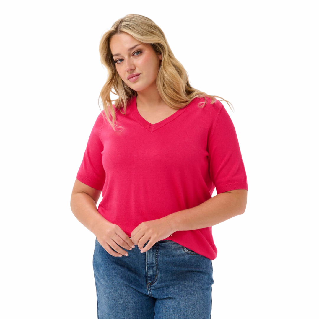 CHANDAIL LIZZY V-NECK-KAFFE CURVE