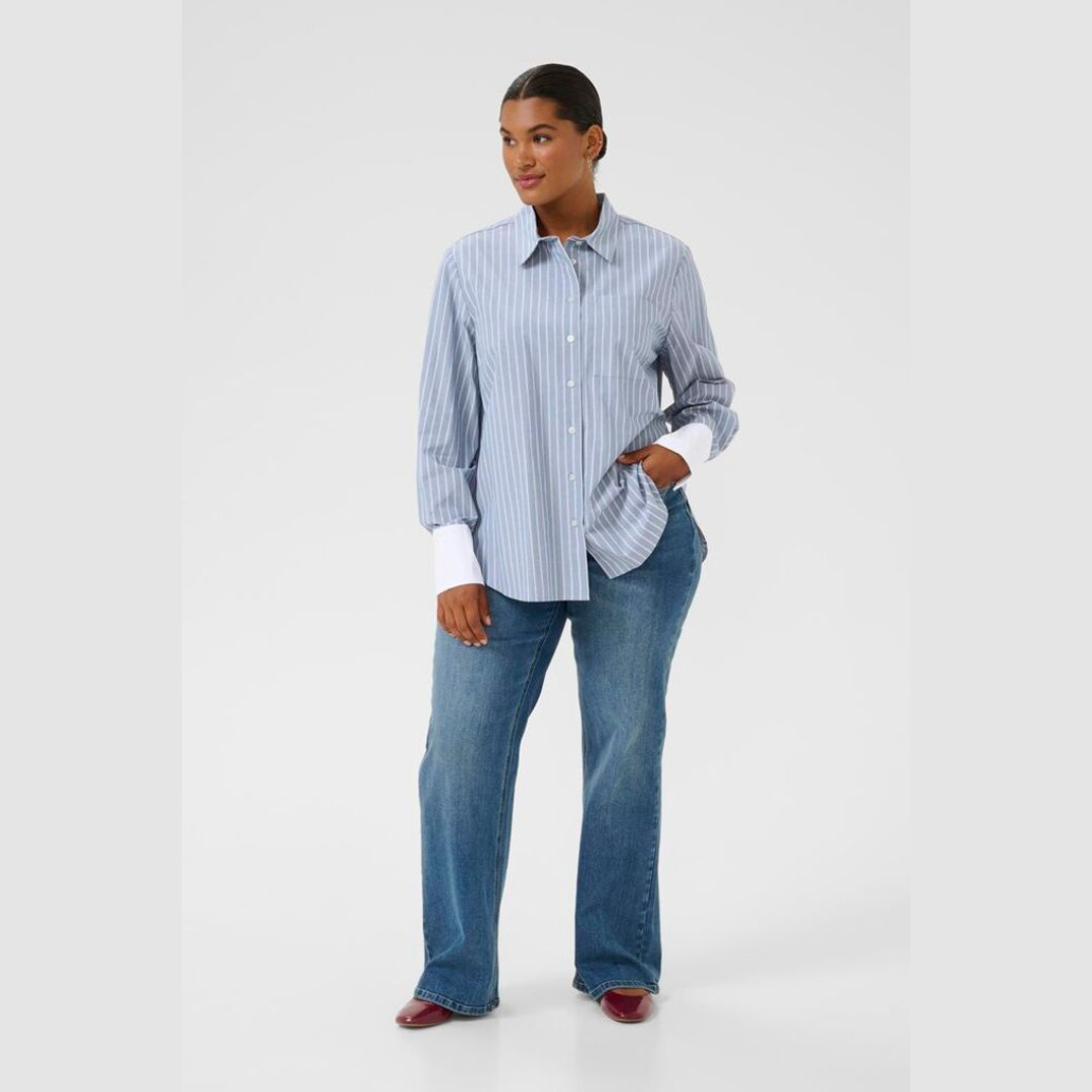 CHEMISE MELINA-KAFFE CURVE