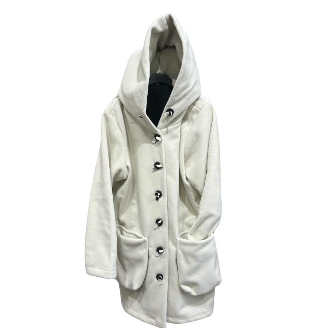 MANTEAU CRÈME AVEC CAPUCHON