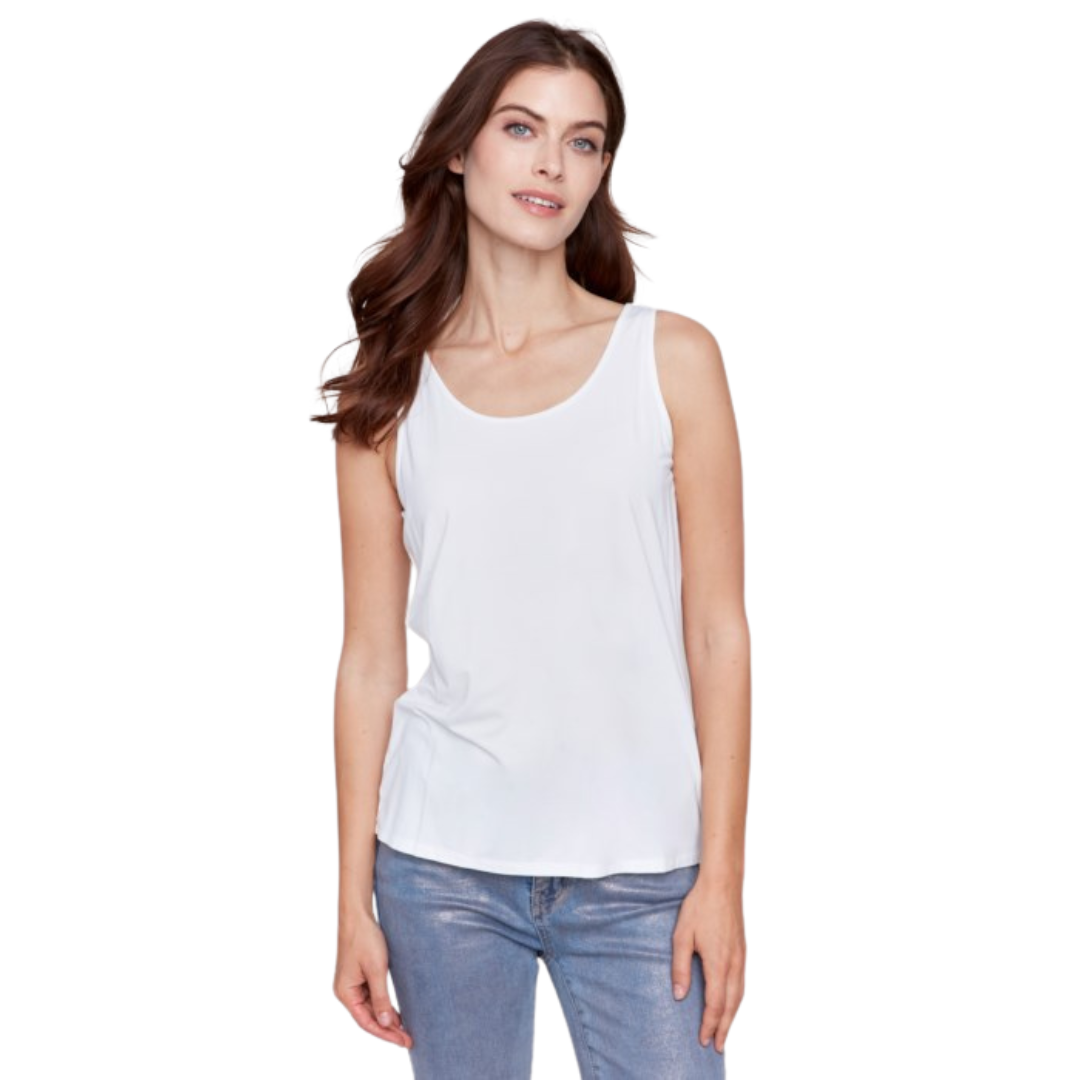 CAMISOLE BLANC RÉVERSIBLE-CHARLIE B