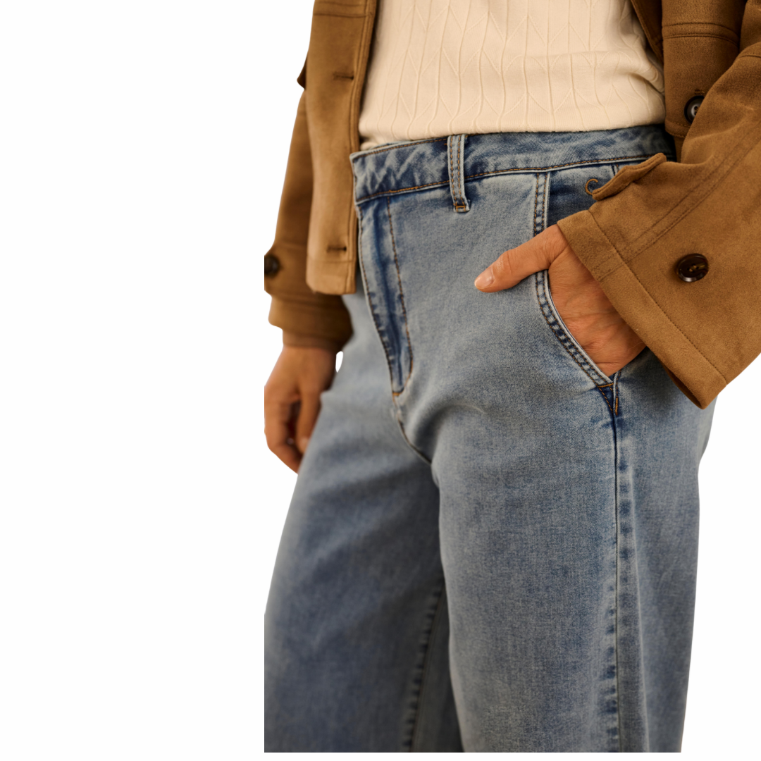 JEANS VISTI L30-CREAM