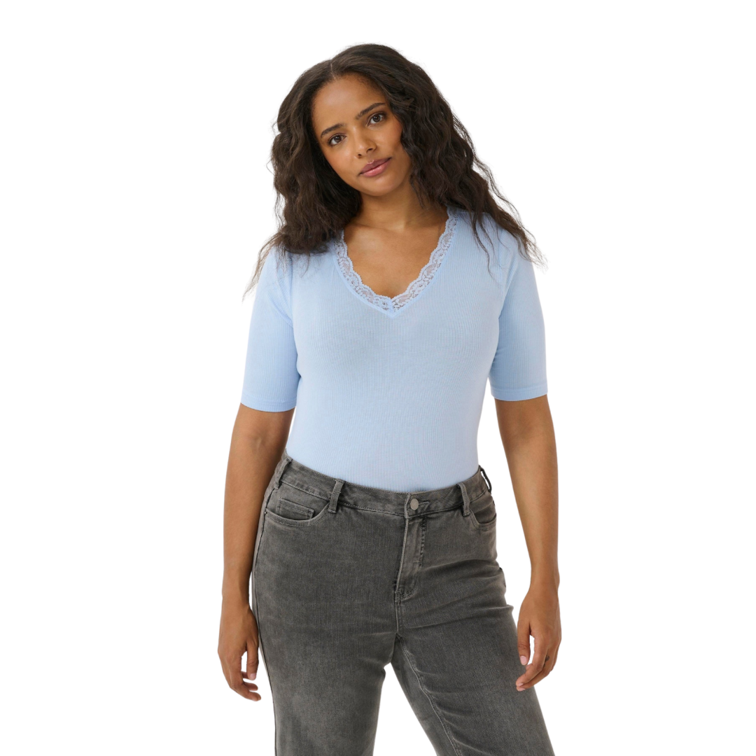 CHANDAIL KCOMIA V-NECK-KAFFE CURVE