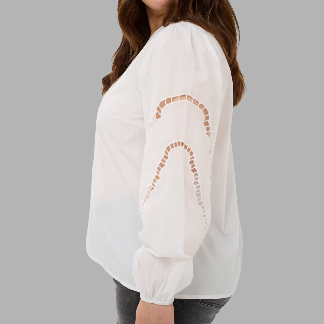 BLOUSE ROXA-KAFFE CURVE