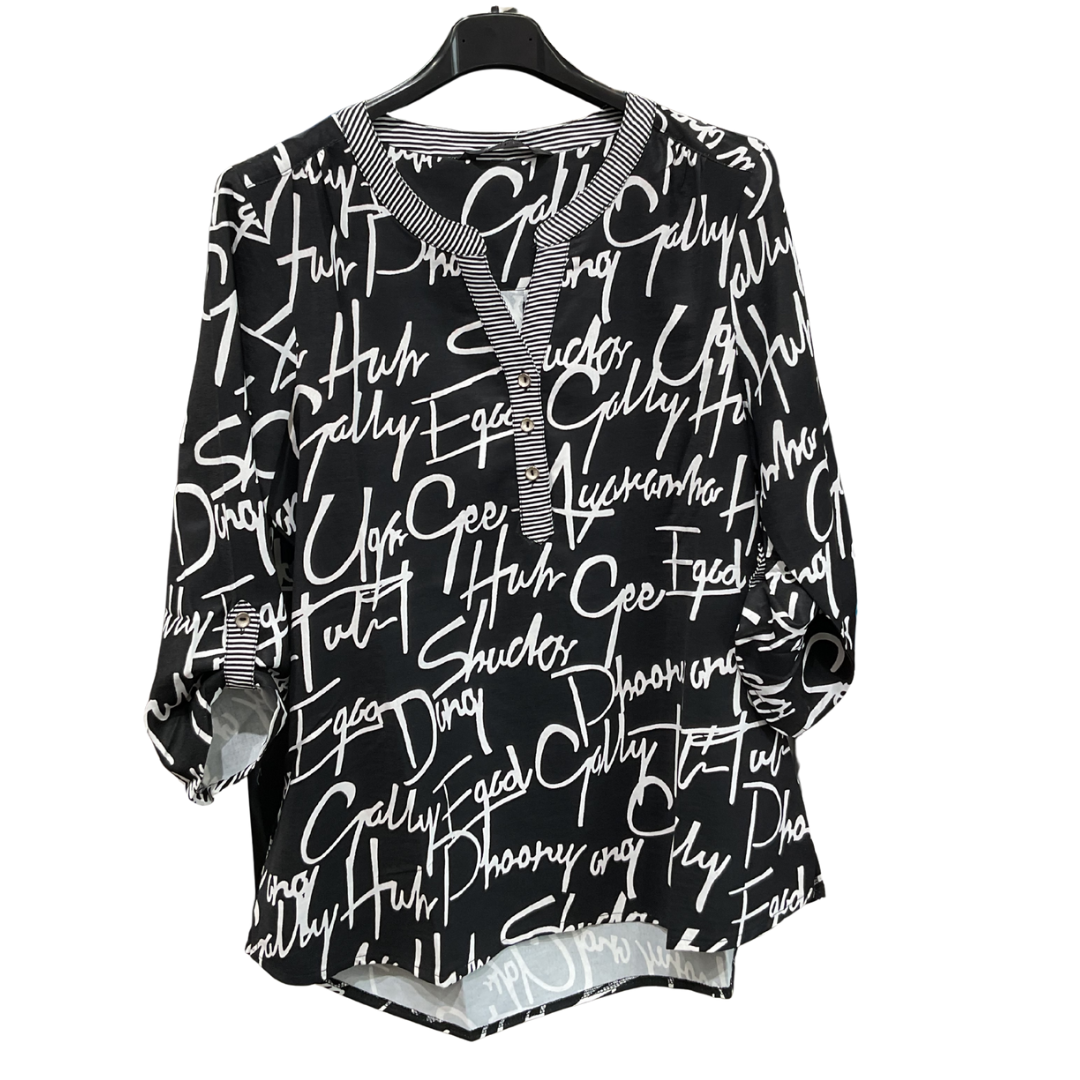 CHEMISE AVEC ÉCRITURES